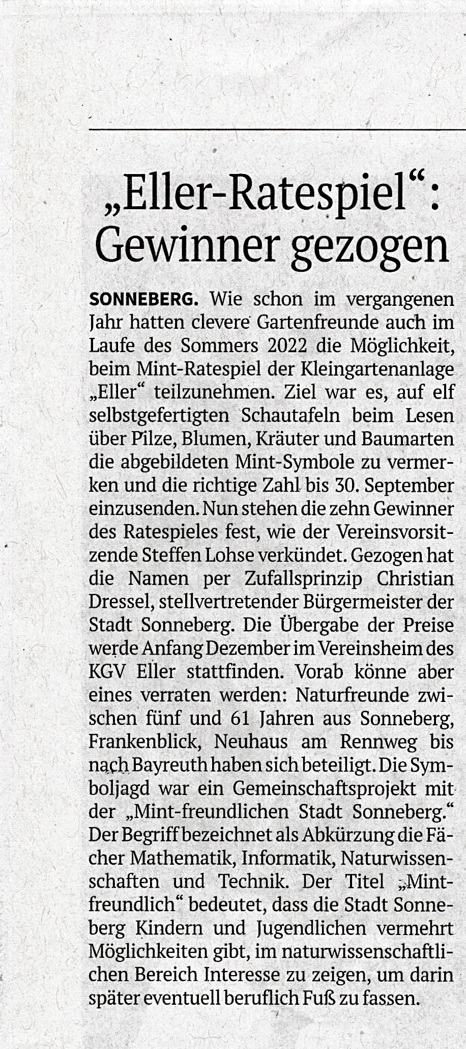 Presseartikel
